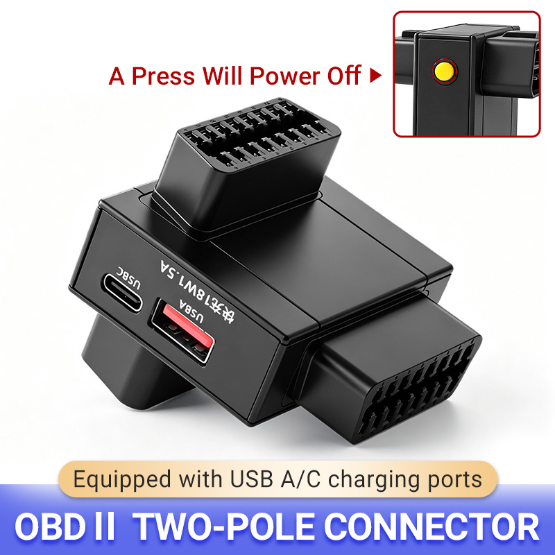 Car Diagnostic Tool - Адаптер-разветвитель OBD2, 1 на 2, с
