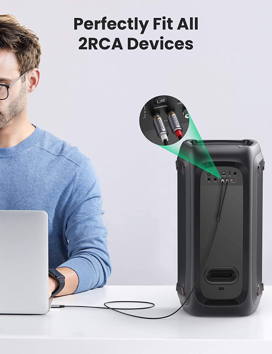 Кабель UGREEN USB-C — RCA для  – обзор и цена Car Jack