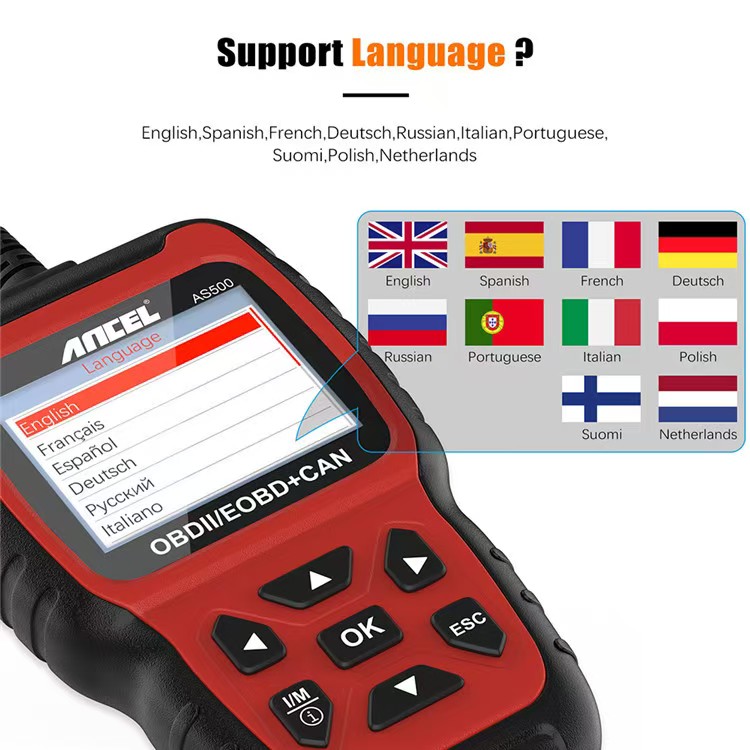 Все функции OBDII, многоязычна – обзор и цена Car Repair Tools